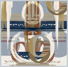 Armine Grafitti Stylish Silk Scarf No.31