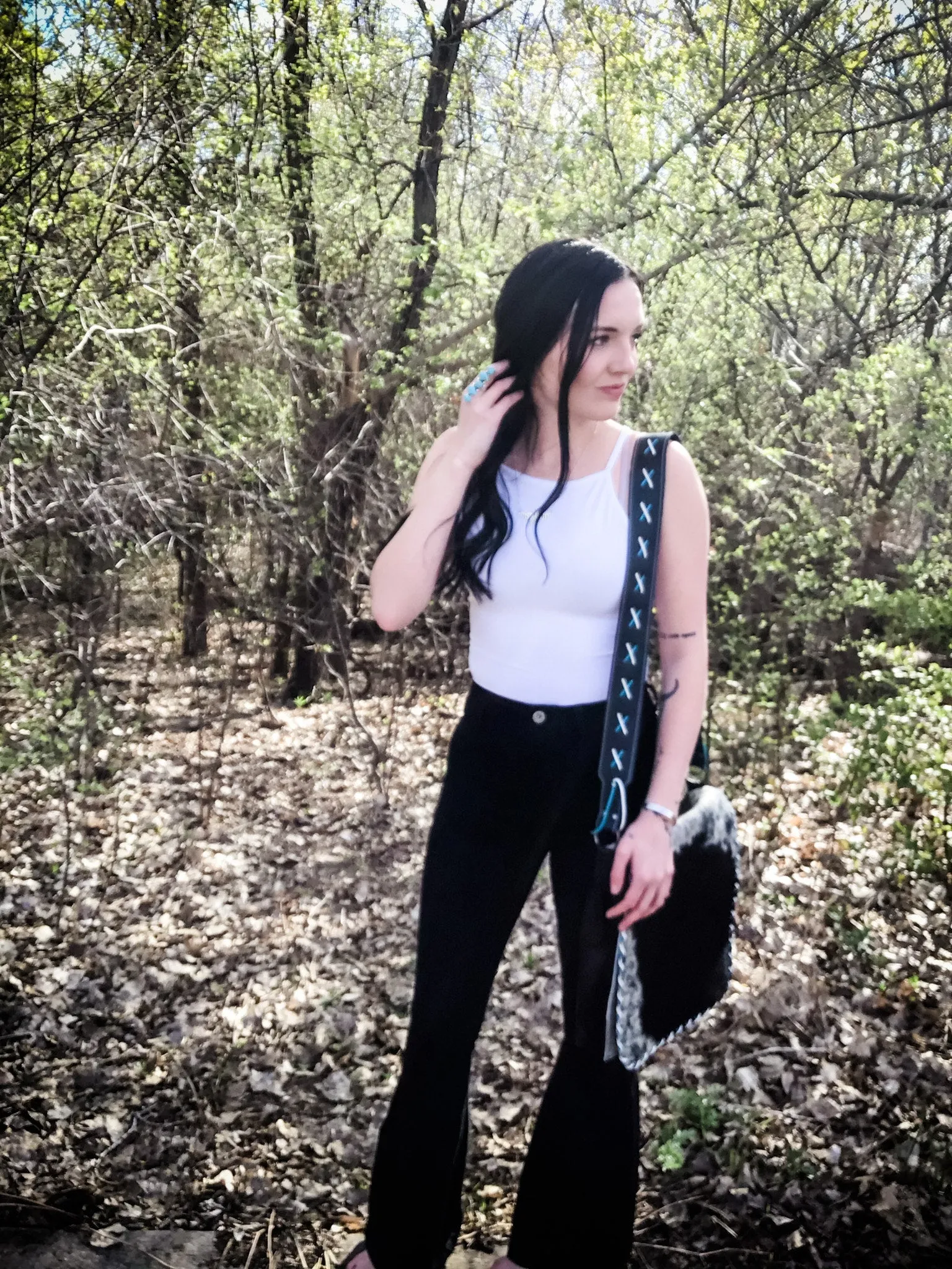Bella Black Flare Jeans