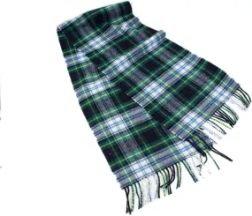 Biddy Murphy 100% Irish Lambswool Plaid Scarf, Soft & Warm, Celtic Tartan Pattern, Imported