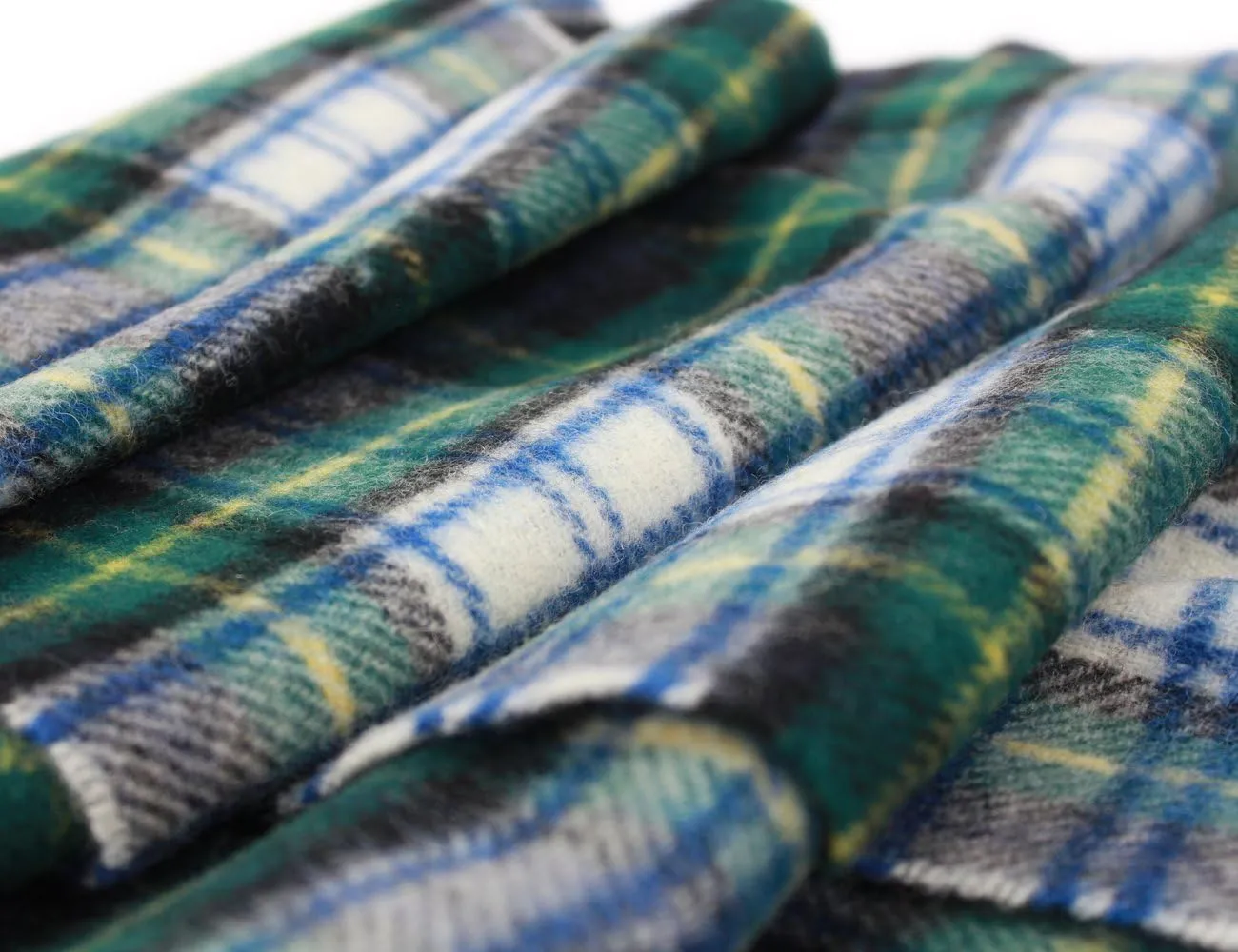 Biddy Murphy 100% Irish Lambswool Plaid Scarf, Soft & Warm, Celtic Tartan Pattern, Imported