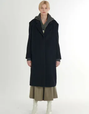 Cashmere Loose Fit H-Line Coat