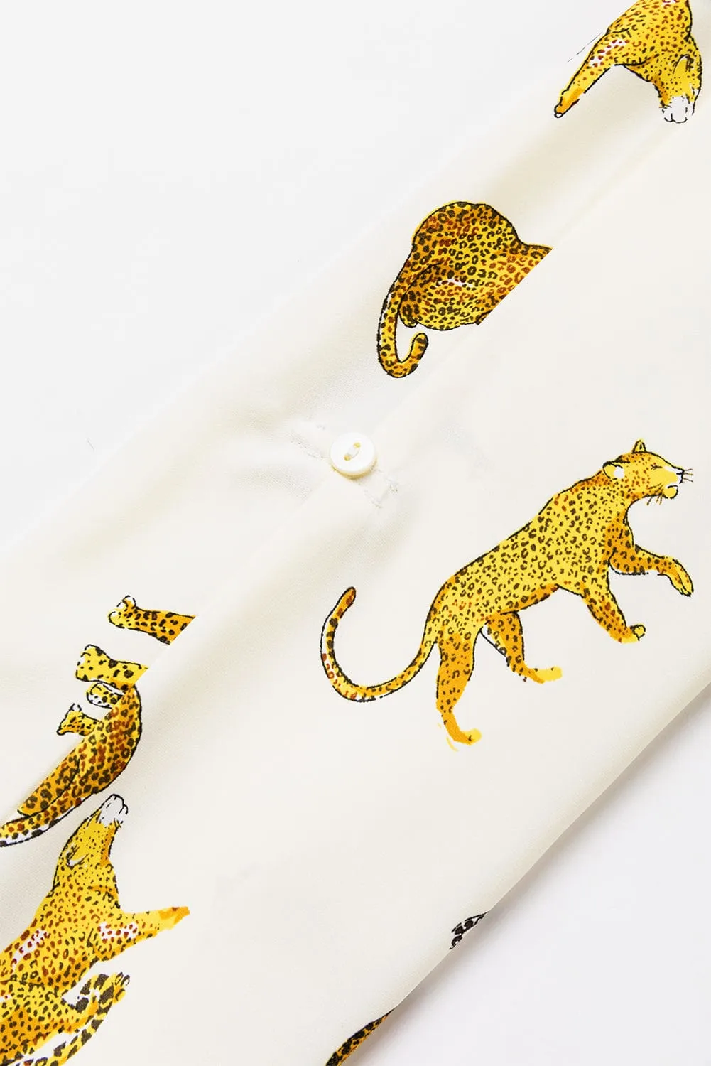 Casual Leopard Print Top