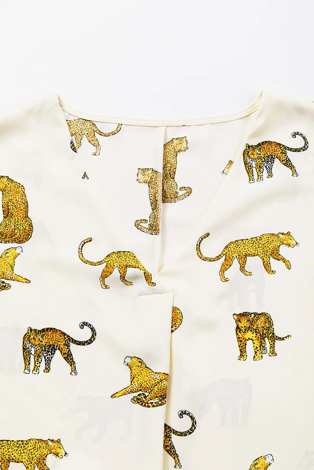 Casual Leopard Print Top