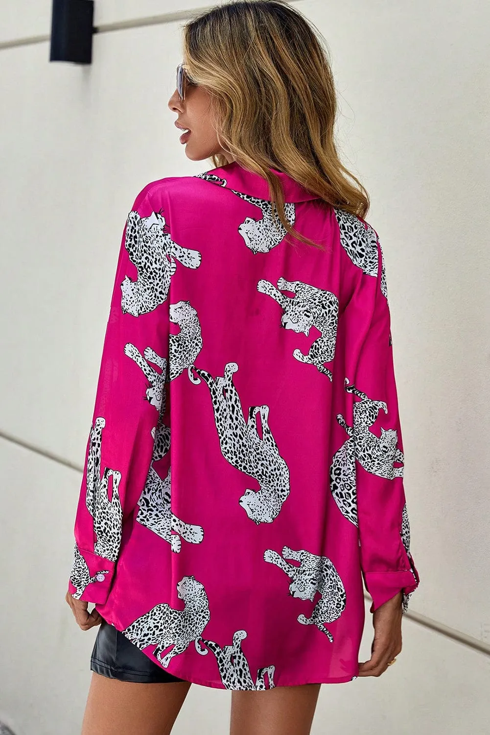 Casual Leopard Print Top