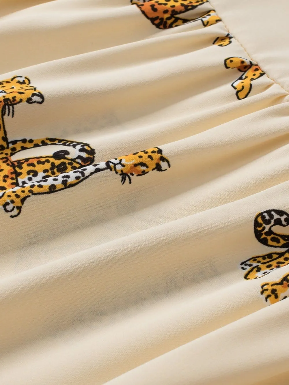 Casual Leopard Print Top