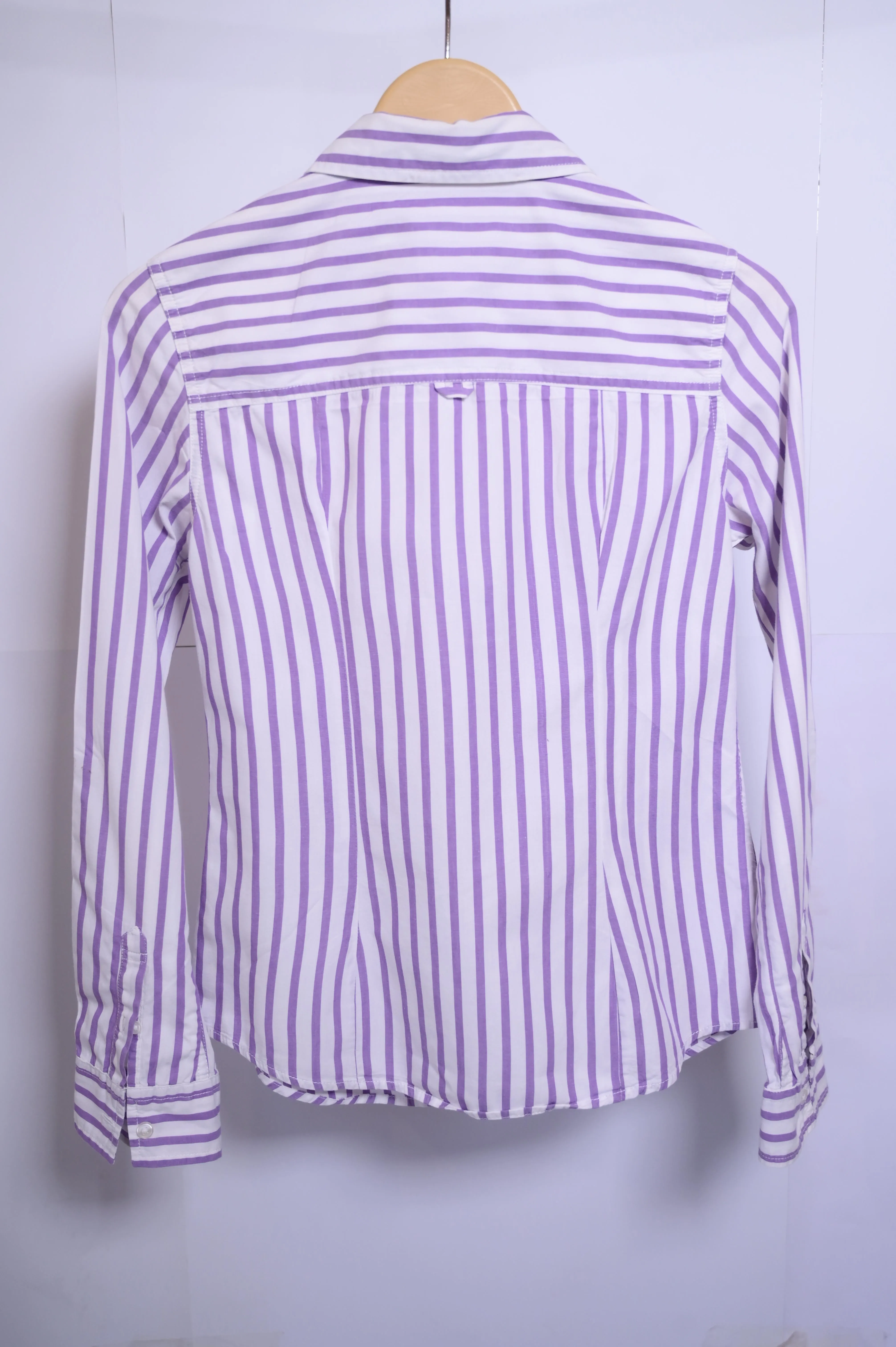 Coups Collection Purple Striped Blouse - Small