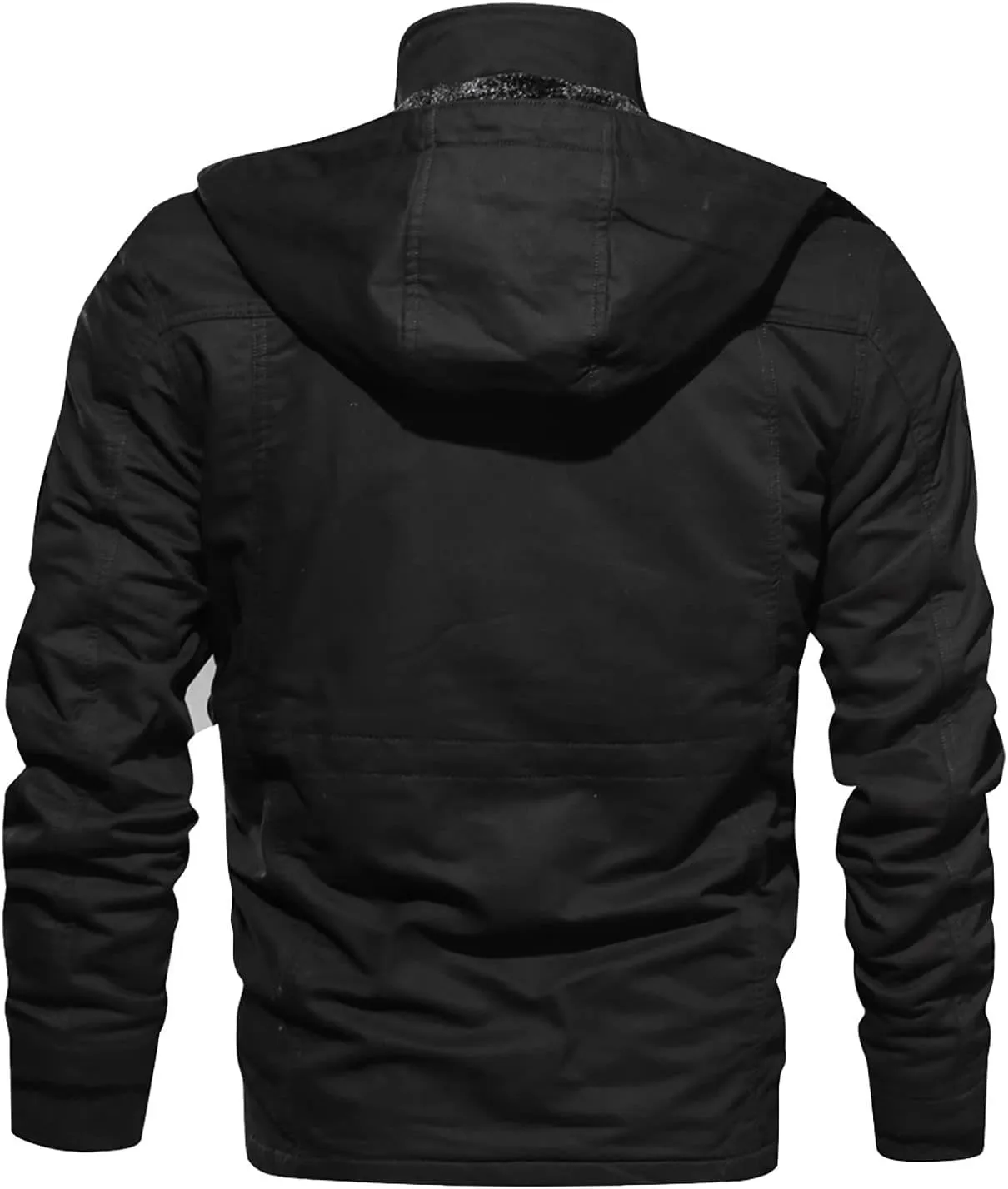 DuDubaby Men Casual Winter Warm Top Blouse Thickening Coat Outwear Top Blouse Jacket