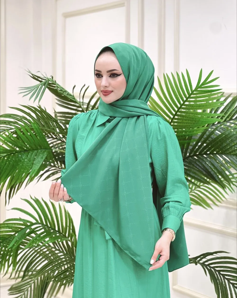 düz capri şal