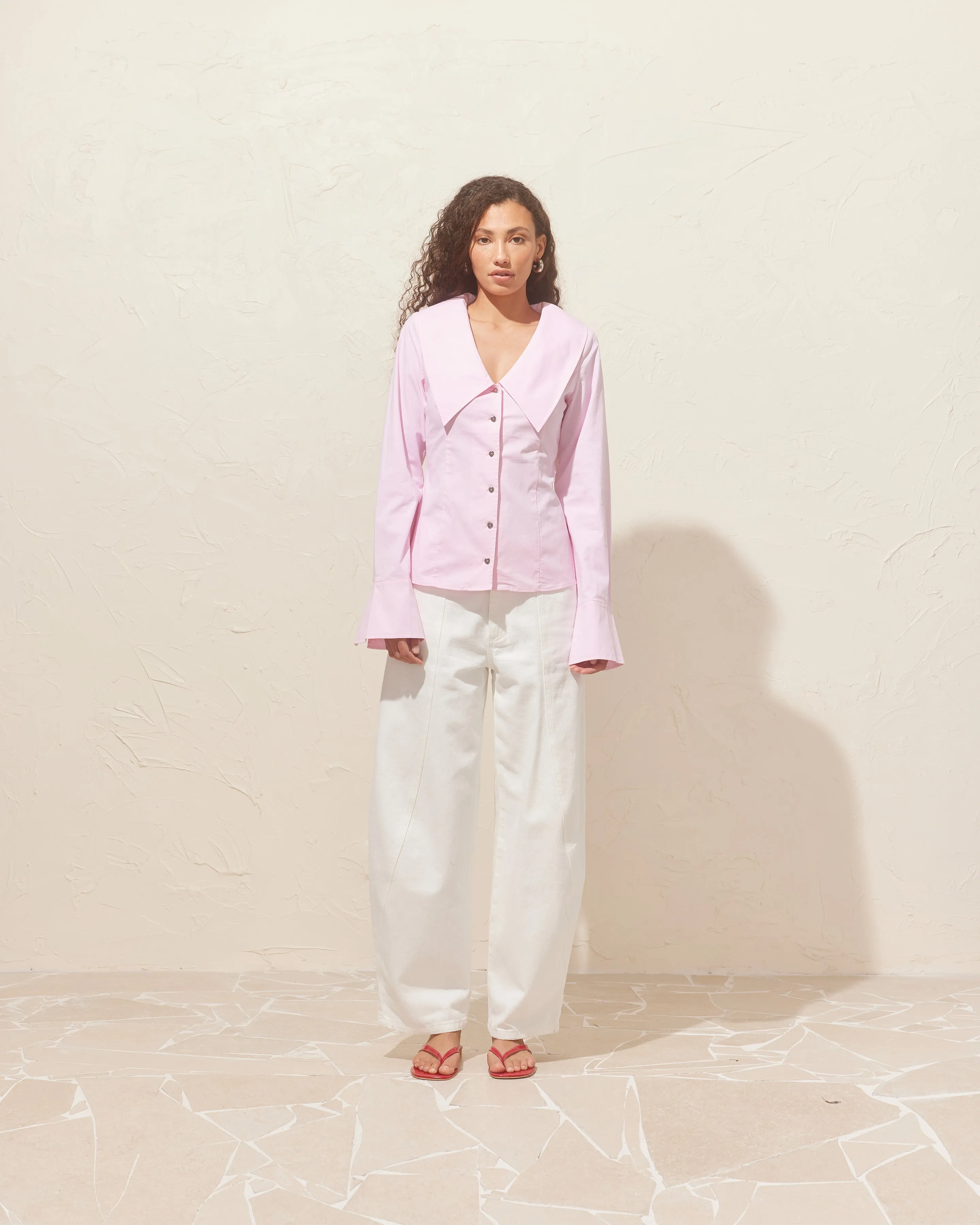 EDDIE SHIRT SOFT PINK