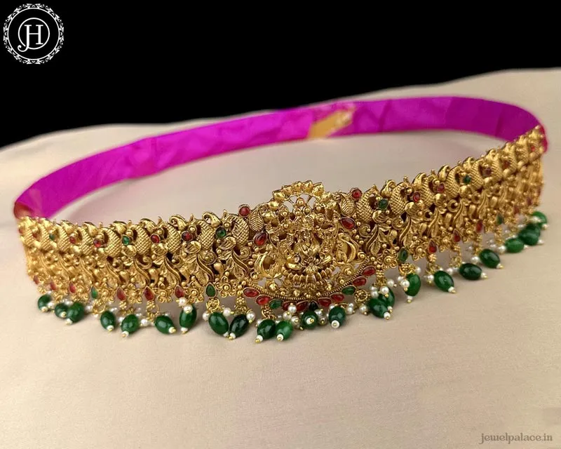 Elegant Gold Plated Traditional Hip Belt JH6403