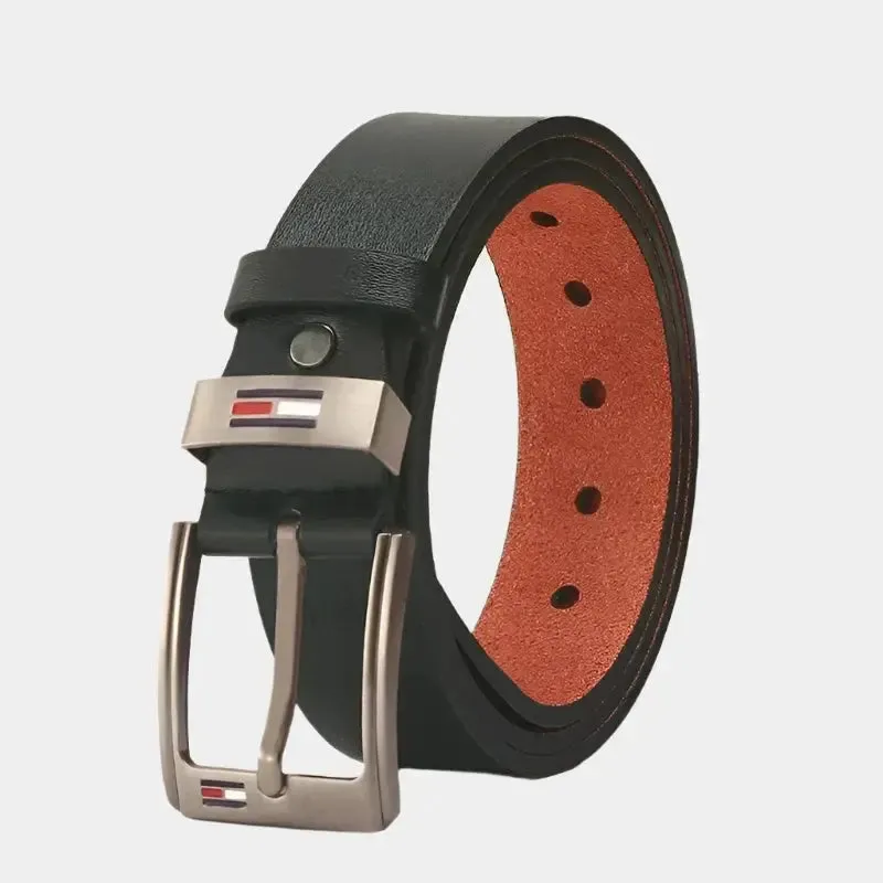 Elegant Leather Belt - Cross & Crown