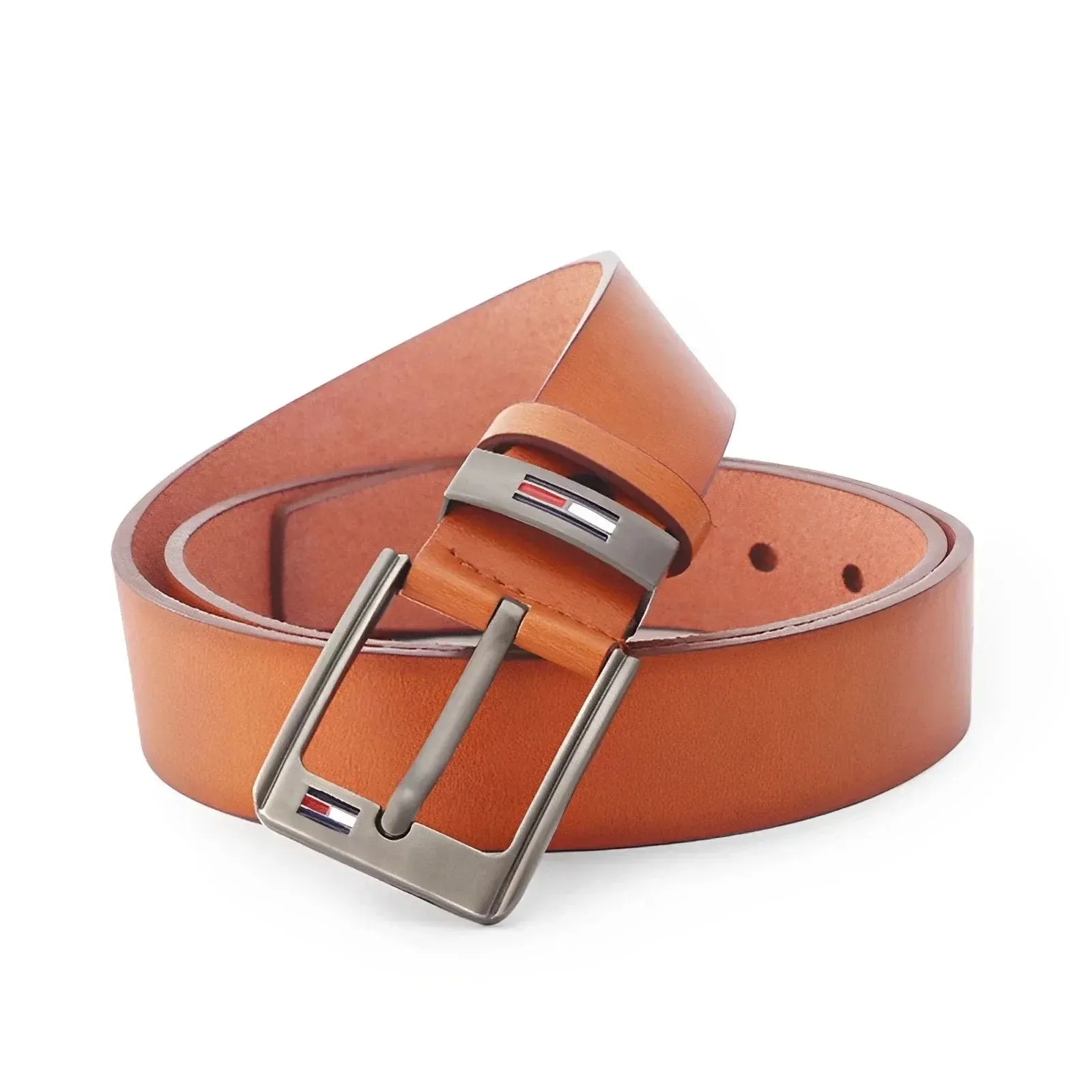 Elegant Leather Belt - Cross & Crown