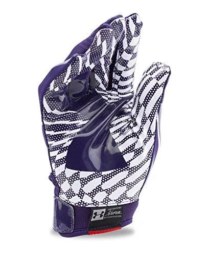 F5 Football Gloves Purple/White Large