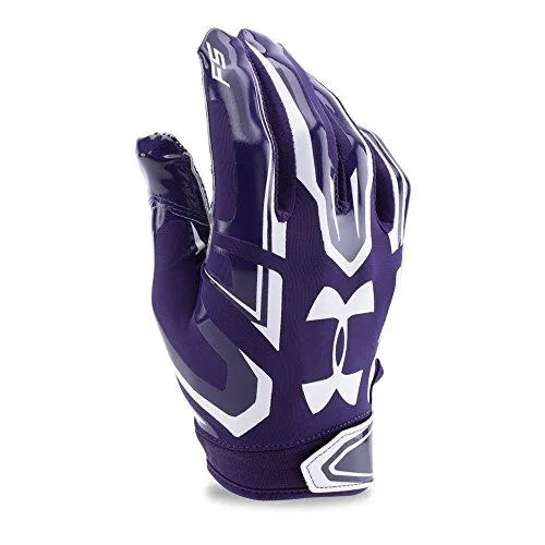 F5 Football Gloves Purple/White Large