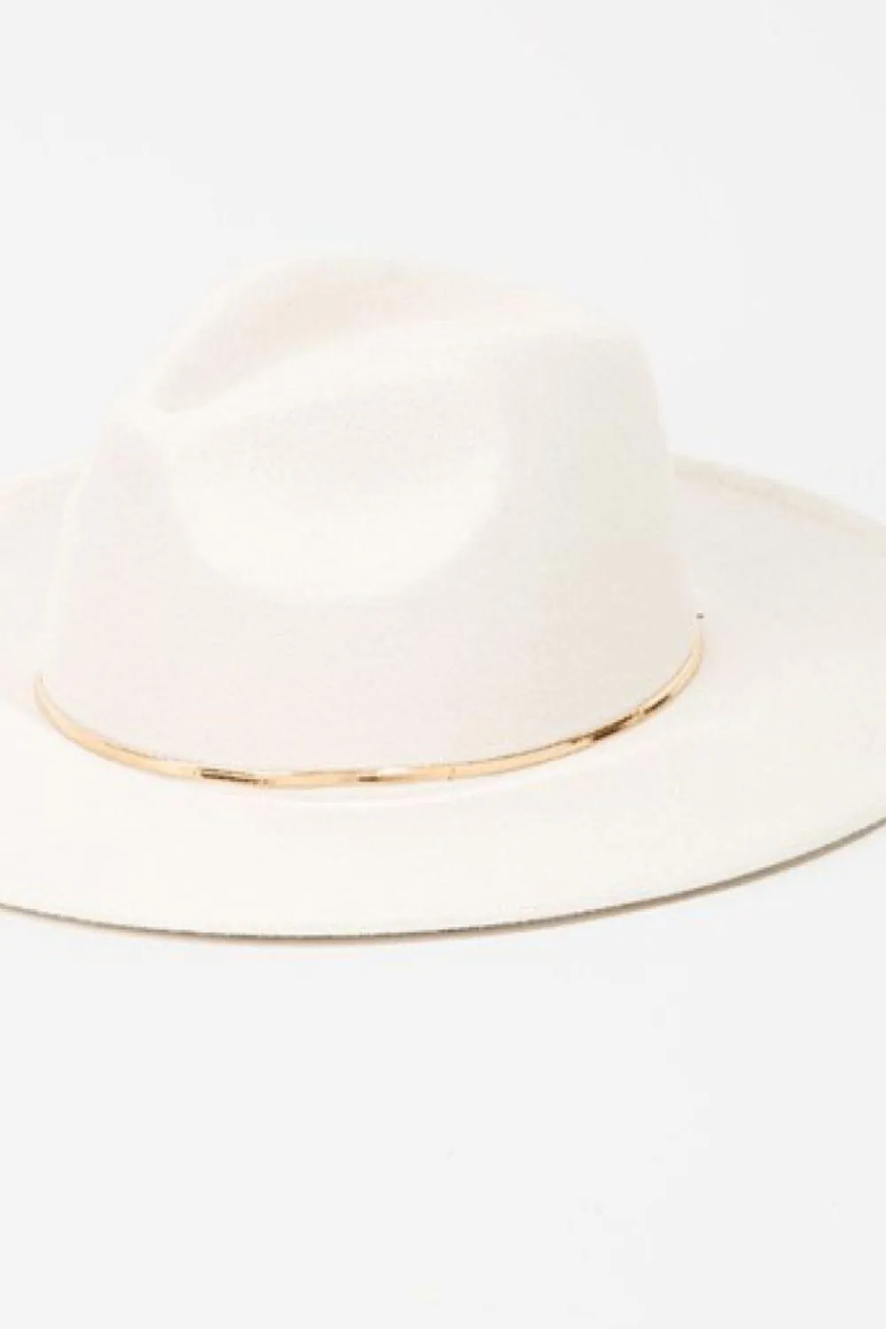 Fame Slice of Chic Herringbone Chain Fedora