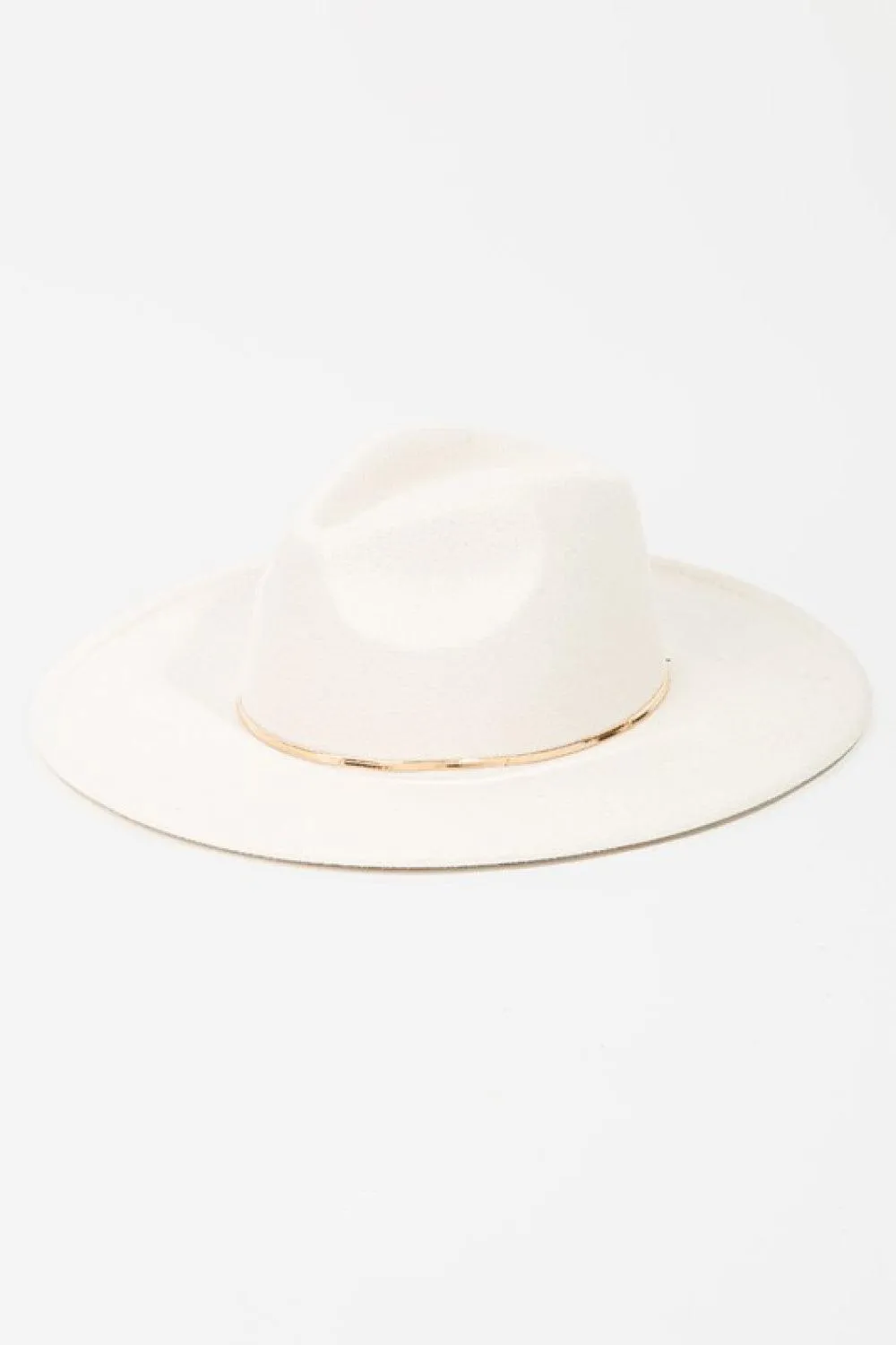 Fame Slice of Chic Herringbone Chain Fedora