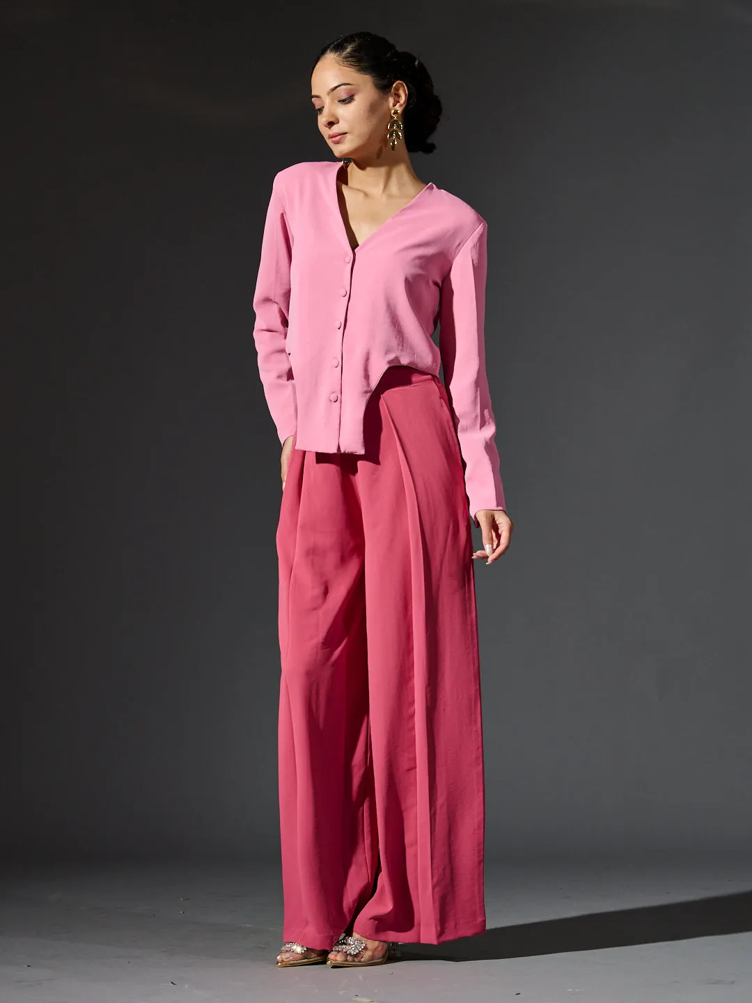 Full sleeves Waist Coat with Flared Pants