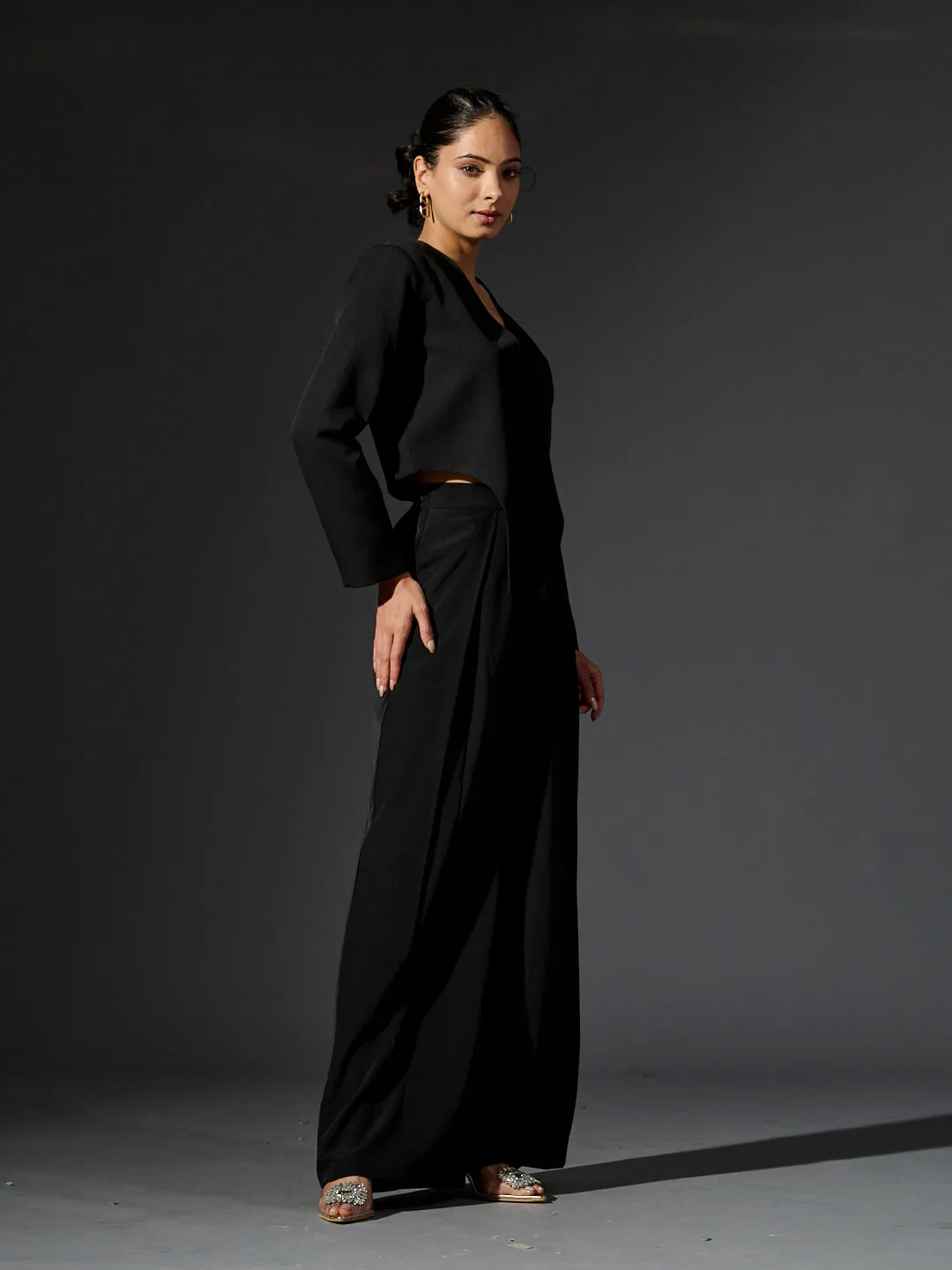 Full sleeves Waist Coat with Flared Pants