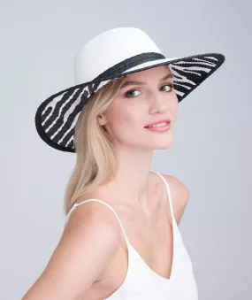 Graciela Hat - White/Black