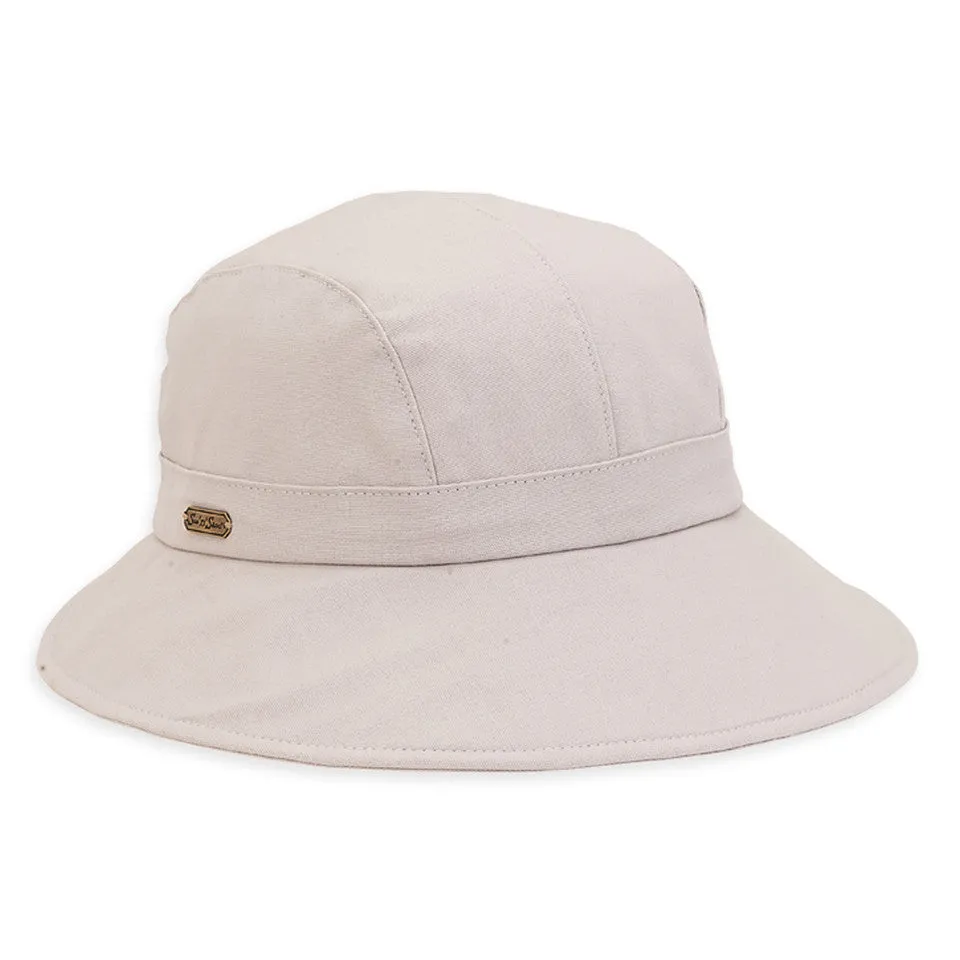 Hat Grey Cotton Tapered Cap Women's HH1391N