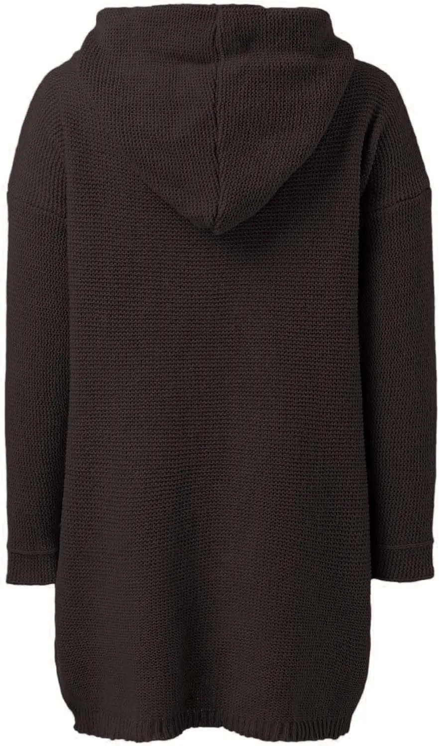 iLH Cardigan Sweaters for Women Casual Loose Open Front Sweater Coats Chunky Cable Knit Coat Fall Winter Hooded Outwear