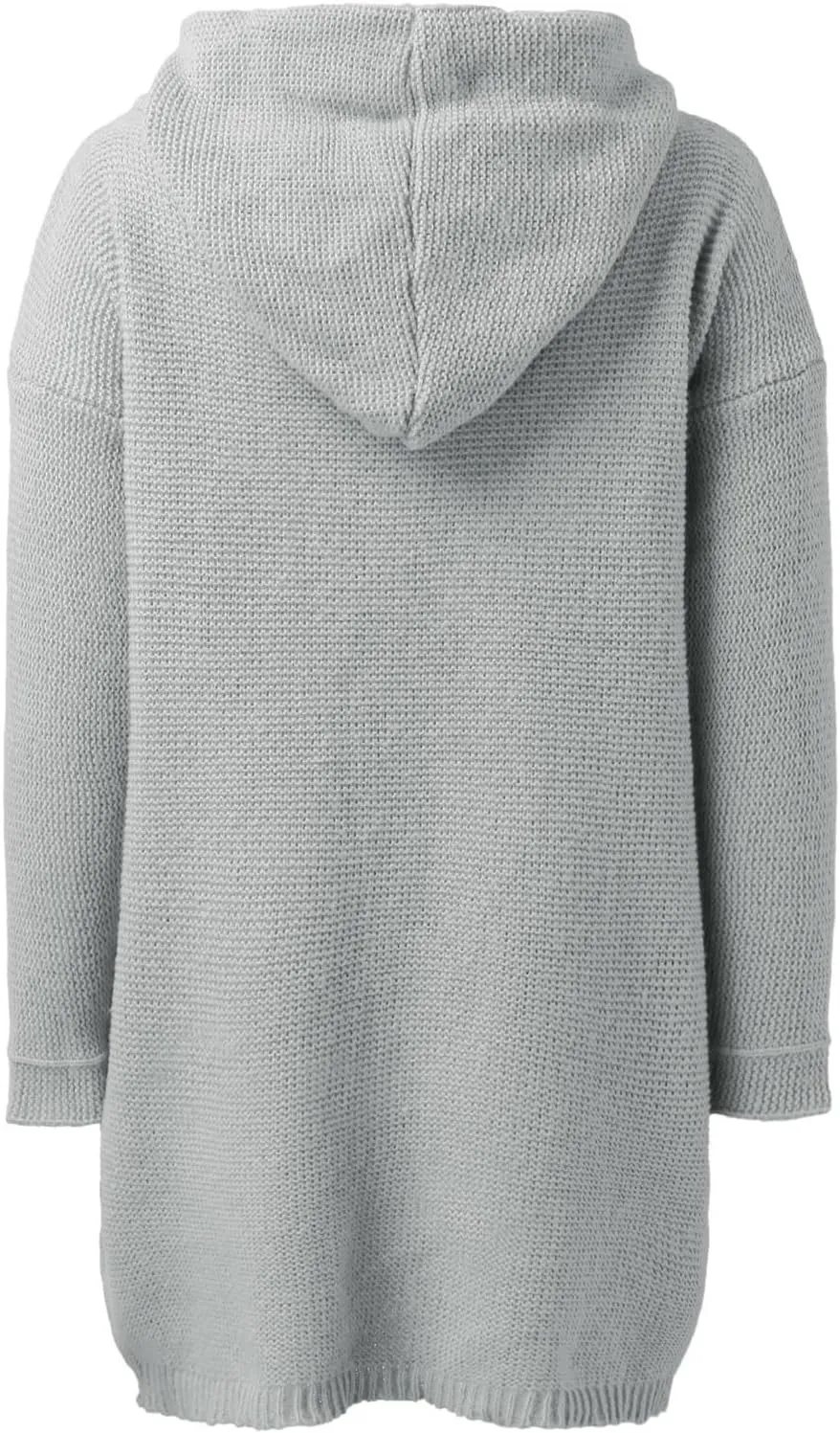 iLH Cardigan Sweaters for Women Casual Loose Open Front Sweater Coats Chunky Cable Knit Coat Fall Winter Hooded Outwear