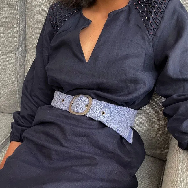 Jenny Krauss Azure Seas Embroidered Ladies Belt