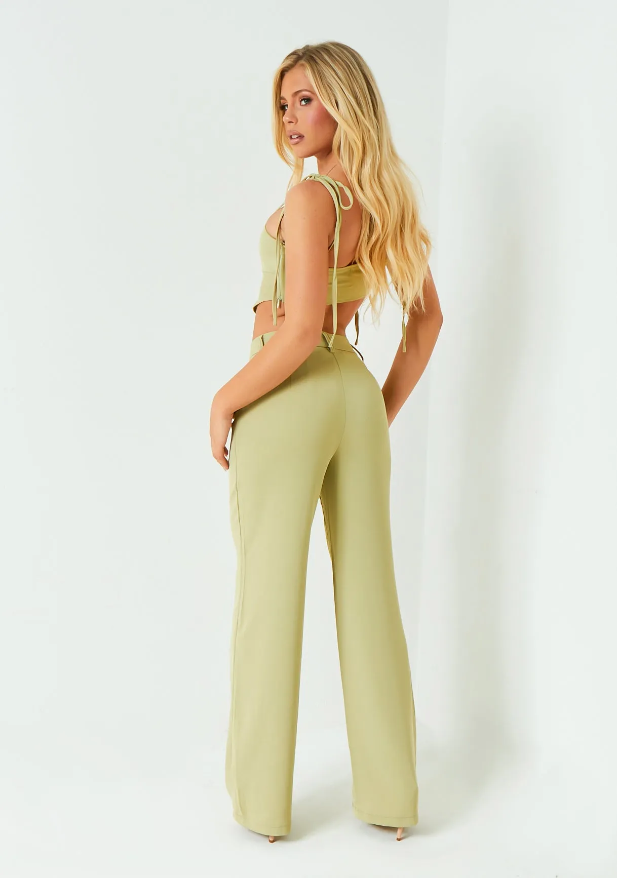 Josie Sage Straight Leg Trousers