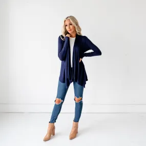 Lia Fall Cardigan - Navy