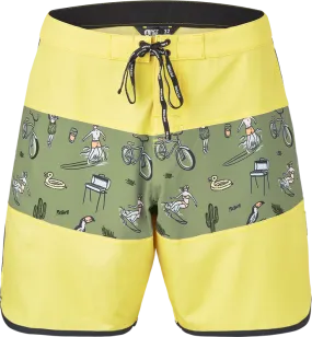 Picture Organic Clothing Men&#x27;s Andy 17 Boardshort Lemon Drop | Buy Picture Organic Clothing Men&#x27;s Andy 17 Boardshort Lemon Drop here | Outnorth
