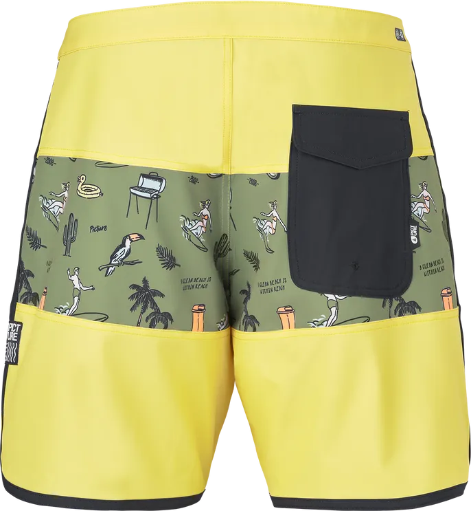 Picture Organic Clothing Men&#x27;s Andy 17 Boardshort Lemon Drop | Buy Picture Organic Clothing Men&#x27;s Andy 17 Boardshort Lemon Drop here | Outnorth