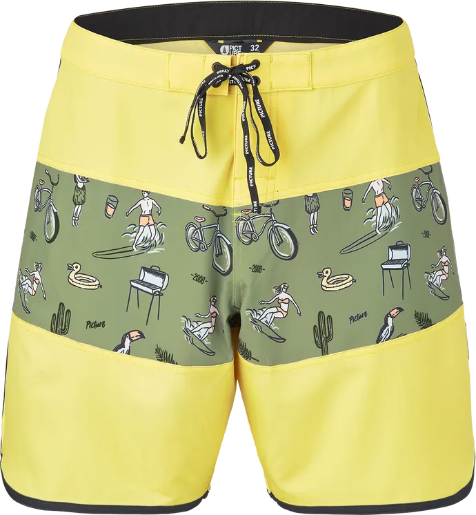 Picture Organic Clothing Men&#x27;s Andy 17 Boardshort Lemon Drop | Buy Picture Organic Clothing Men&#x27;s Andy 17 Boardshort Lemon Drop here | Outnorth