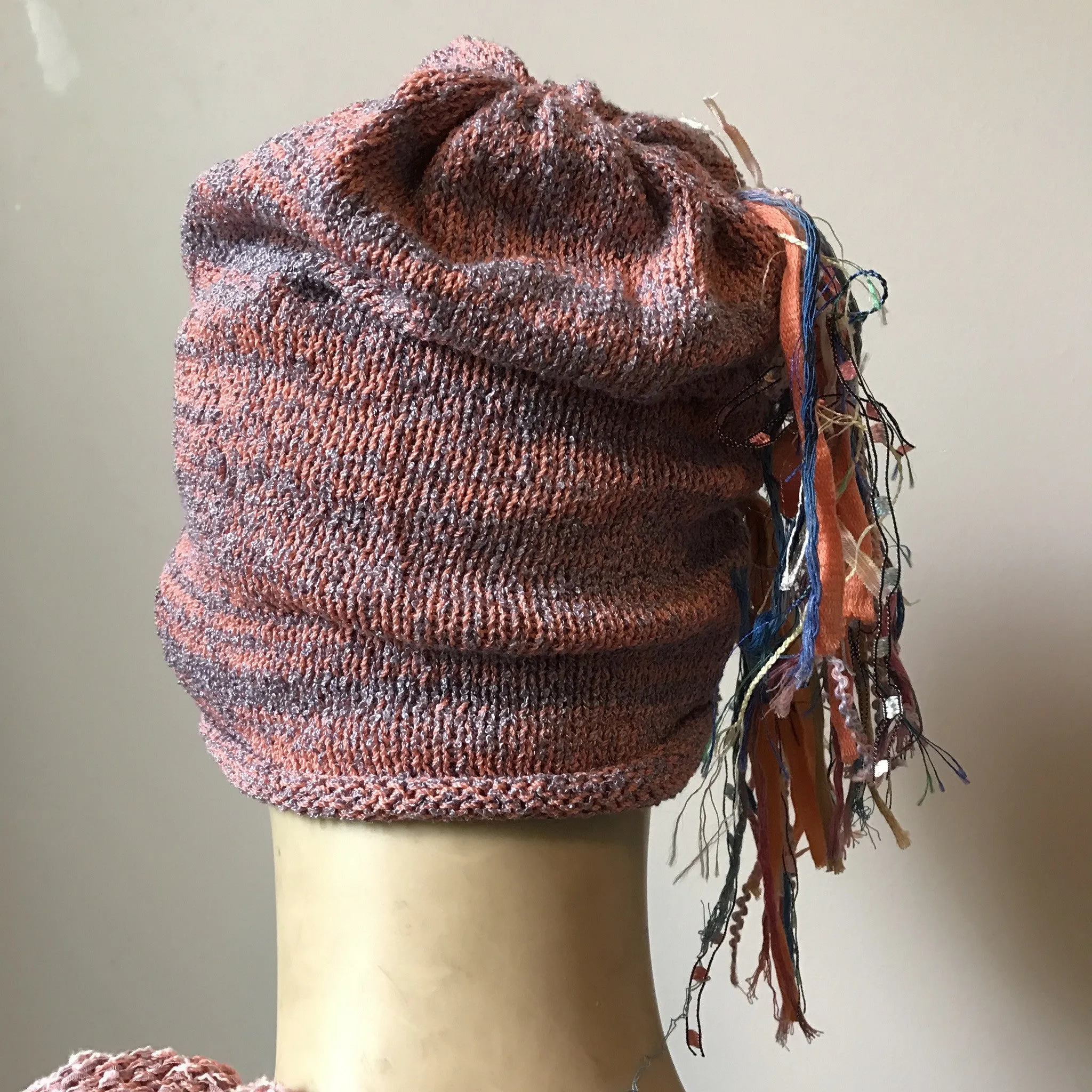 Pink & Lavender Funky Chic Hat (FH9)