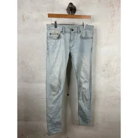 Saint Laurent Paris Light Wash Slim Jeans
