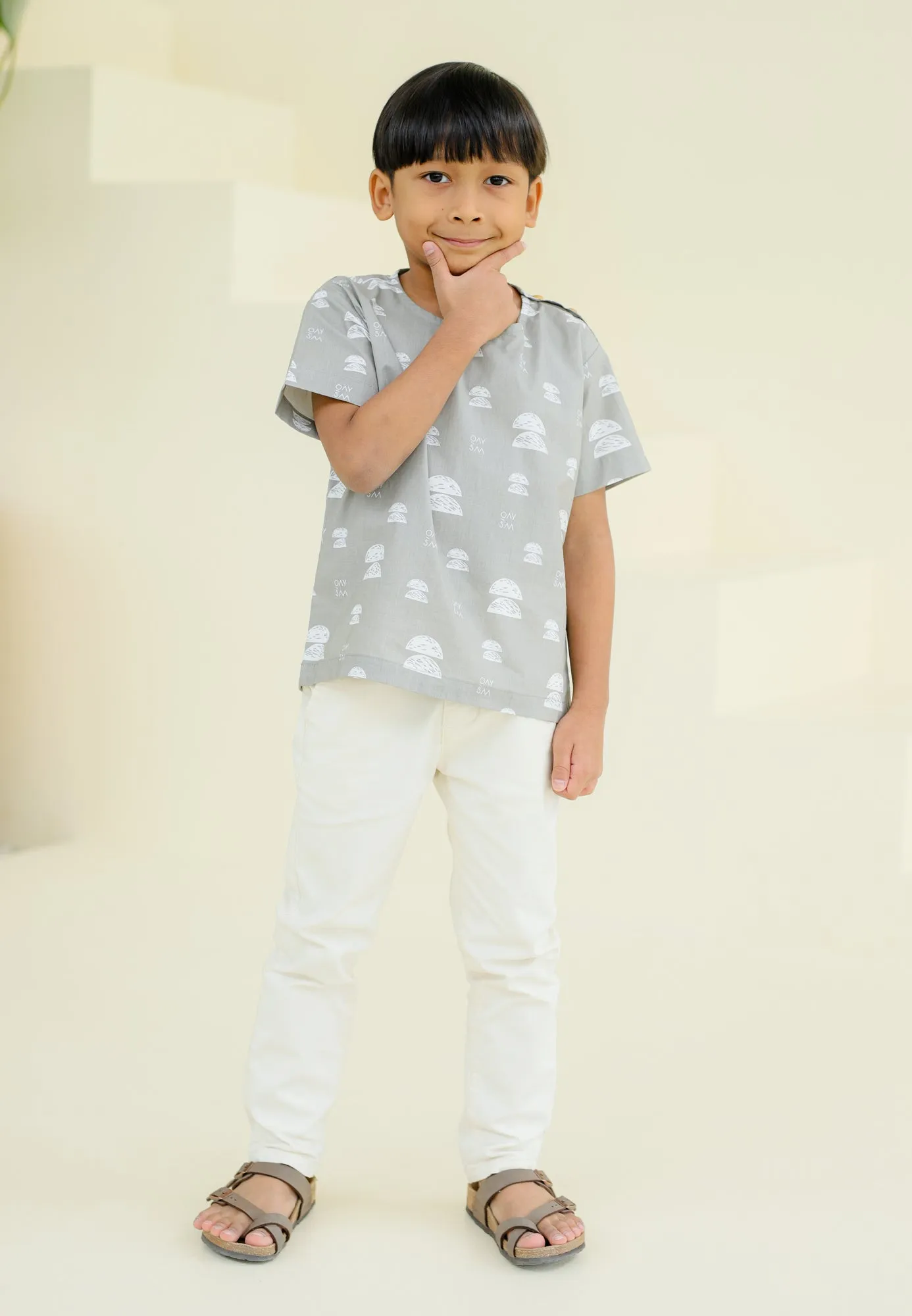 Shirt Boy (Soft Grey)