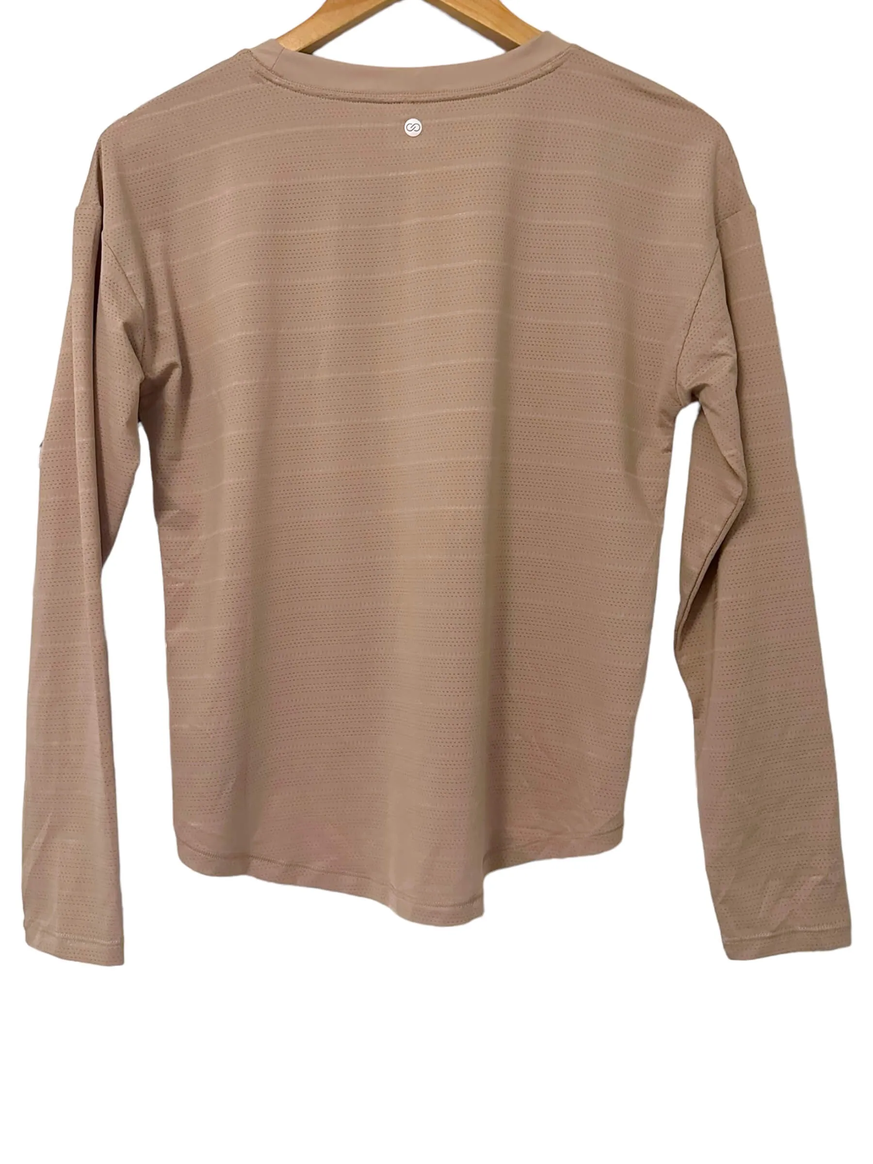 Soft Autumn Sandstone Long Sleeve Fitness Shirt