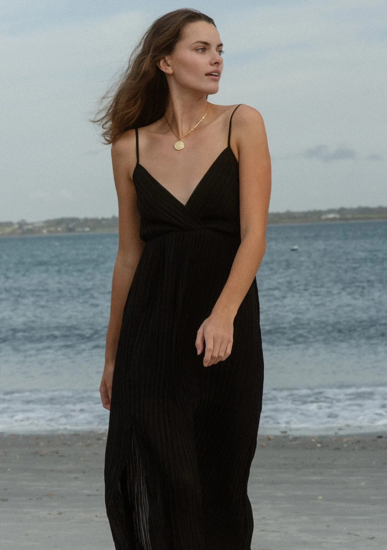Spin For Me Pleated Maxi Dress