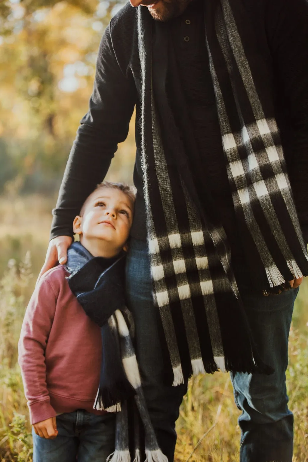 Uptown Black Alpaca Scarf