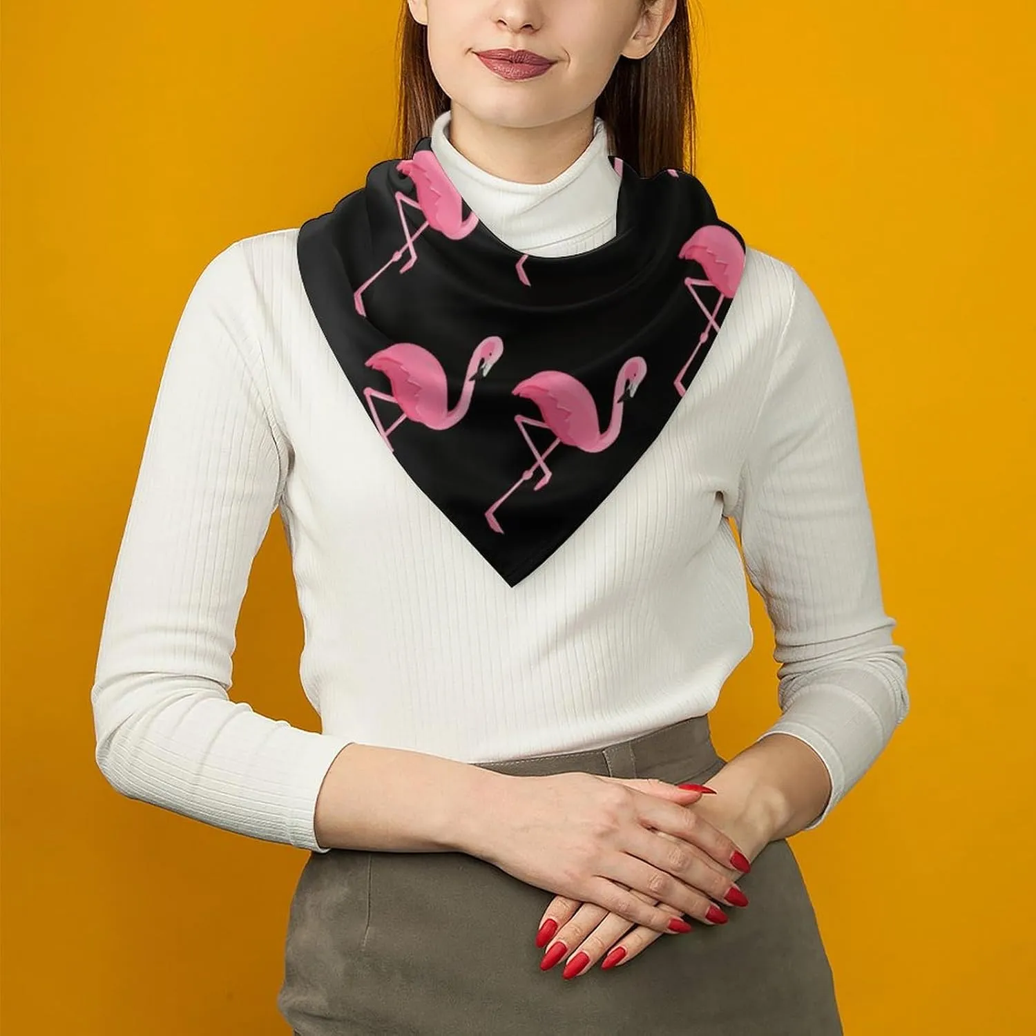 Women Silk Like Hair Scarf Head Sleeping Wrap Satin Headscarf