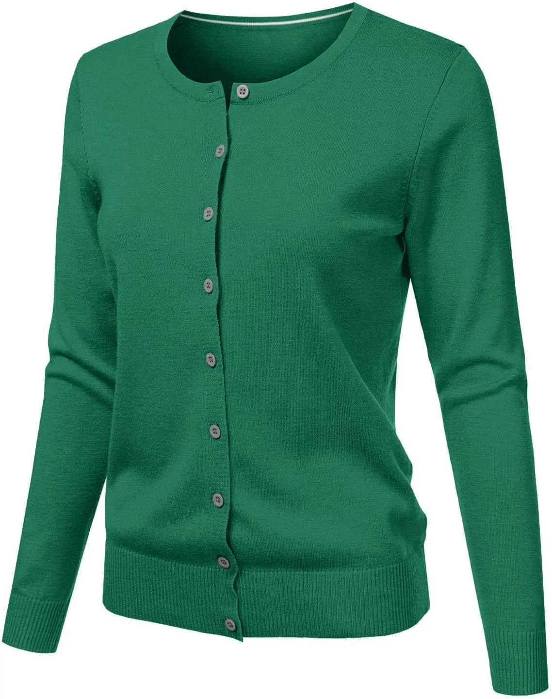Women's Long Sleeve Cardigan Sleeved Knitted Sweater Short Knitted Cardigan Womens Open Front Knit Sheer Cardigans